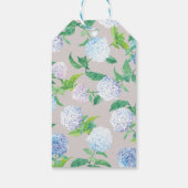 Beauful Bunny Floral Wreath Pasen Cadeaulabel (Achterkant)