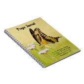 Beauful Butterfly Art Prayer Journal Notitieboek (Rechterzijde)