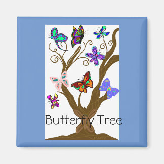 Beauful Butterfly Tree Magnet Magneet
