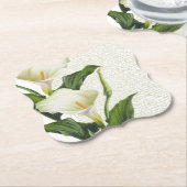 Beauful Calla Lilies Kartonnen Onderzetters (Gekanteld)