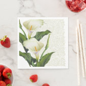 Beauful Calla Lilies Servet (Insitu)