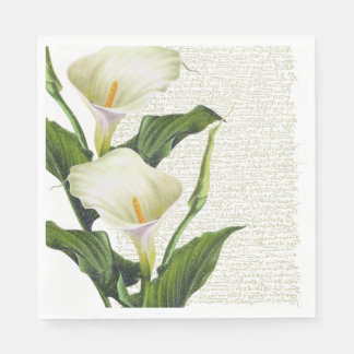 Beauful Calla Lilies Servet