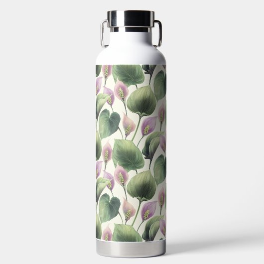 Beauful Calla Lilies Waterfles (Voorkant)