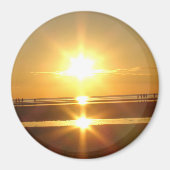 Beauful Cape Cod Ocean Sunset Photo Magnet Magneet (Voorkant)