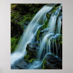 Beauful Cascade Waterfall-Poster Poster