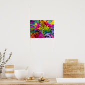 Beauful Chakra Balance Reiki Art Poster Print (Keuken)