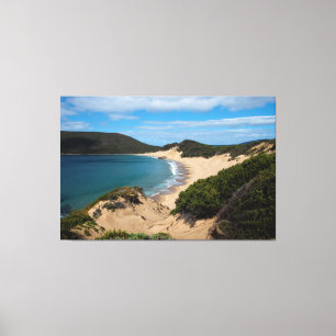 Beauful Crescent Bay Beach Tasmania Australië Canvas Afdruk