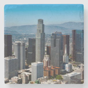 Beauful Downtown Los Angeles California Skyline Stenen Onderzetter