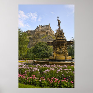 Beauful Edinburgh Castle Poster