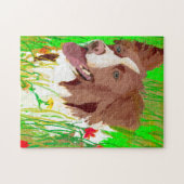 Beauful Energetic Border Collie Legpuzzel (Horizontaal)