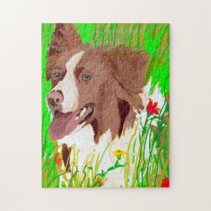 Beauful Energetic Border Collie Legpuzzel