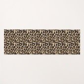 Beauful Fake Fur | Leopard Faux Fur Yogamat (Voorkant (horizontaal))