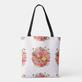 Beauful Floral Pattern-Canvas tas