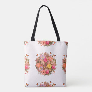 Beauful Floral Pattern-Canvas tas