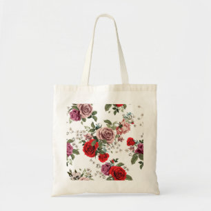 Beauful Floral Sketch-Canvas tas