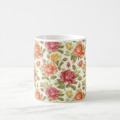 Beauful Floral Sketch Coffee Mok (Center)