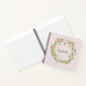 Beauful Floral Wreath Notitieboek (Binnen)