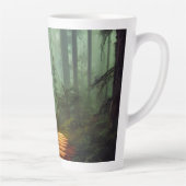 Beauful Forest Path Digital Artwork Latte Mok (Rechts)