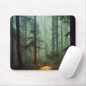 Beauful Forest Path Digital Artwork Muismat (Met muis)