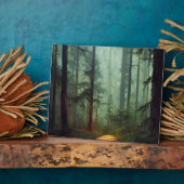 Beauful Forest Path Digital Artwork-tablet Fotoplaat (Zijkant)