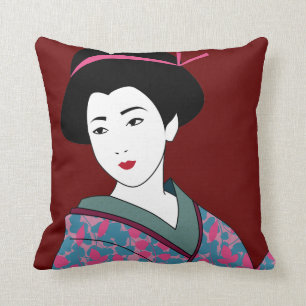 Beauful Geisha Custom Kussen