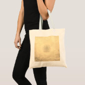 Beauful Gold Lotus , Zen Tote Bag (Voorkant (product))