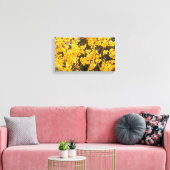 Beauful Golden Forsythia Shrub Canvas Afdruk (Insitu (Woonkamer))