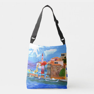 Beauful Greece Cross-Body Bag Crossbody Tas
