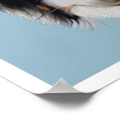 Beauful Hand Painted Australian Shepherd Poster (Hoek)