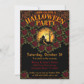 Beauful Haunting Eerie Halloween Party Kaart (Voorkant)