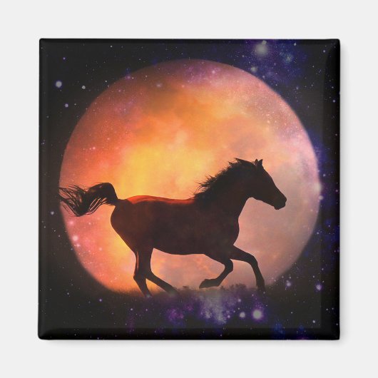 Beauful Horse Art Magnet Magneet (Voorkant)