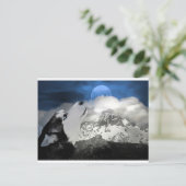 Beauful Husky Holiday Briefkaart (Staand voorkant)