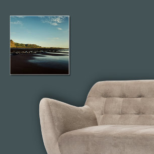 Beauful Karekare Beach Shore Foto Perfect Poster