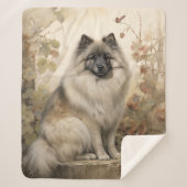 Beauful Keeshond Sherpa Deken (Voorkant)