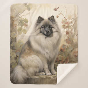 Beauful Keeshond Sherpa Deken