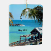 Beauful Key West, Florida Keramisch Ornament (Rechts)