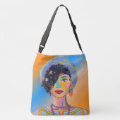 Beauful Kwanzaa Woman Crossbody Tas (Achterkant)