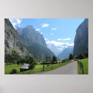 Beauful Lauterbrunnen Valley, Zwitserland Poster