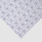 Beauful Line Art Seashells Surface Patroon Tissuepapier (Detail)