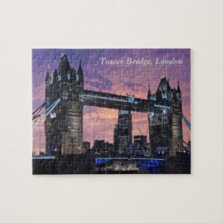 Beauful London England Tower Bridge bij nacht Legpuzzel