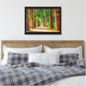 Beauful Magic Spring Forest Canvas Print (Insitu (Slaapkamer))