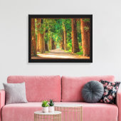 Beauful Magic Spring Forest Canvas Print (Insitu (Woonkamer))
