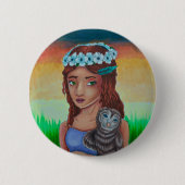 Beauful Mariah Copic Drawing Button (Voorkant)