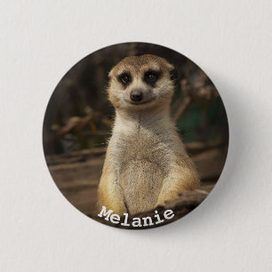 Beauful Meerkat Ronde Button 5,7 Cm