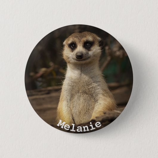 Beauful Meerkat Ronde Button 5,7 Cm (Voorkant)