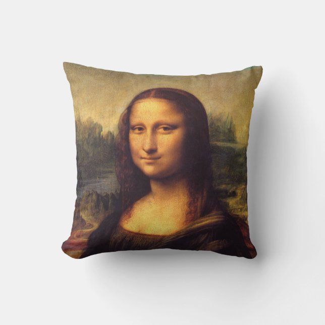 Beauful Mona Lisa Kussen (Voorkant)
