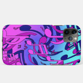 Beauful Music Musical Pattern Pink Paars Aqua Case-Mate iPhone Case (Achterkant (horizontaal))