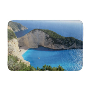 Beauful Navagio Beach, Griekenland Badmat