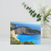 Beauful Navagio Beach, Griekenland Briefkaart (Staand voorkant)
