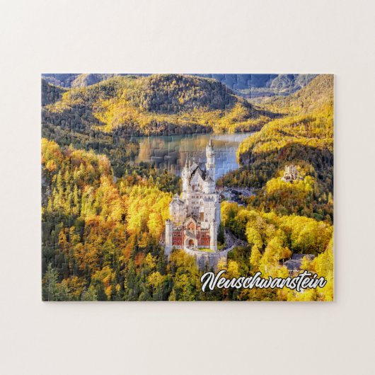 Beauful Neuschwanstein Castle, Duitsland Legpuzzel (Horizontaal)